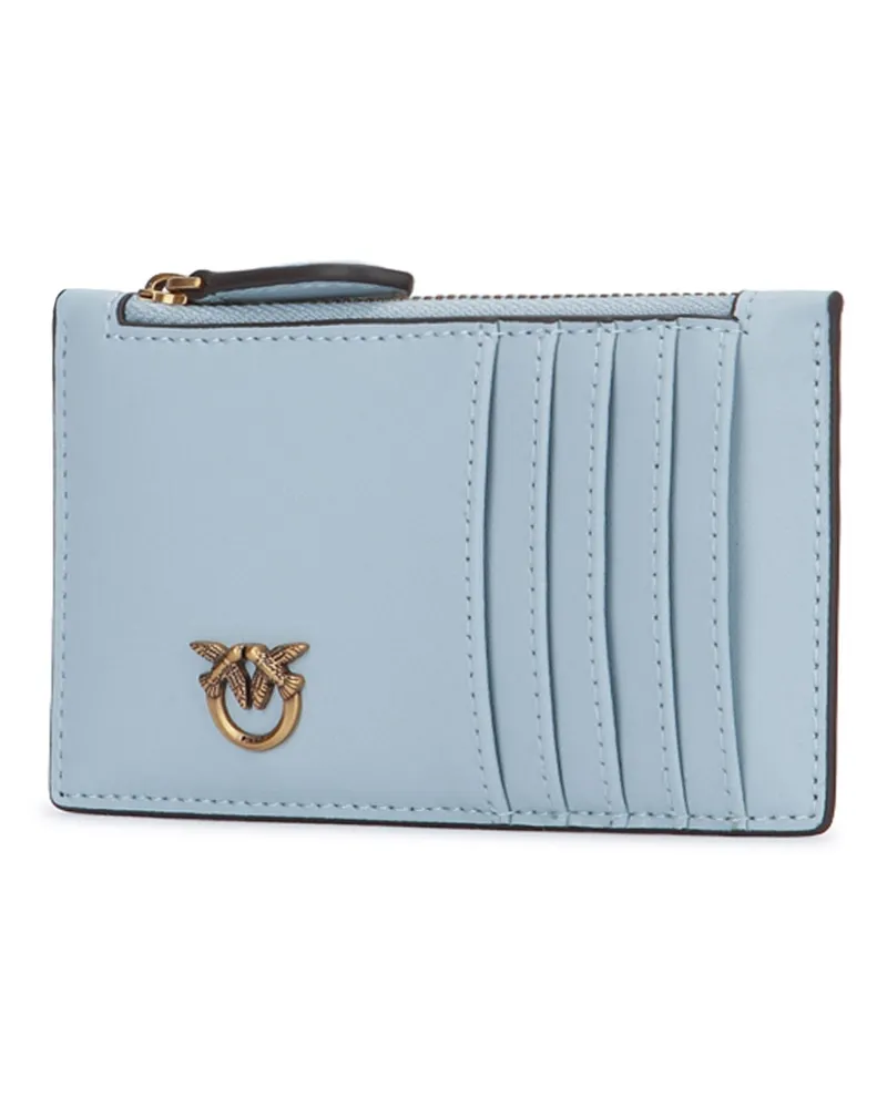 Pinko Women's Airone Cardholder Vitello E37q Portafogli Wallet Blue