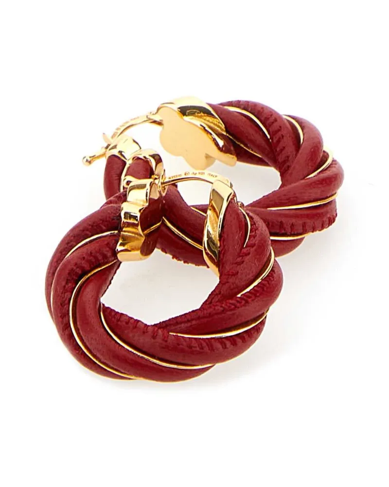 Bottega Veneta Applecandy Orecchini Earrings Red