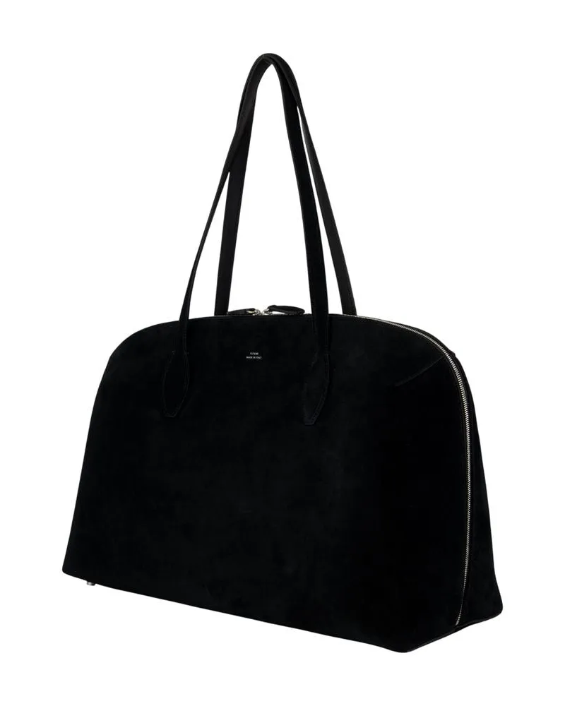 Totême Women's Day Shopper Tote Black Calfskin Black