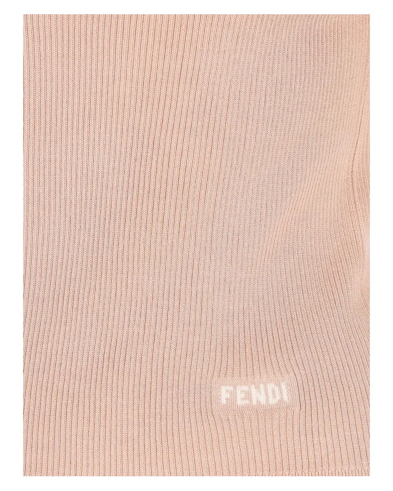 Fendi Fzxe Polo Sweater — Pink Pink