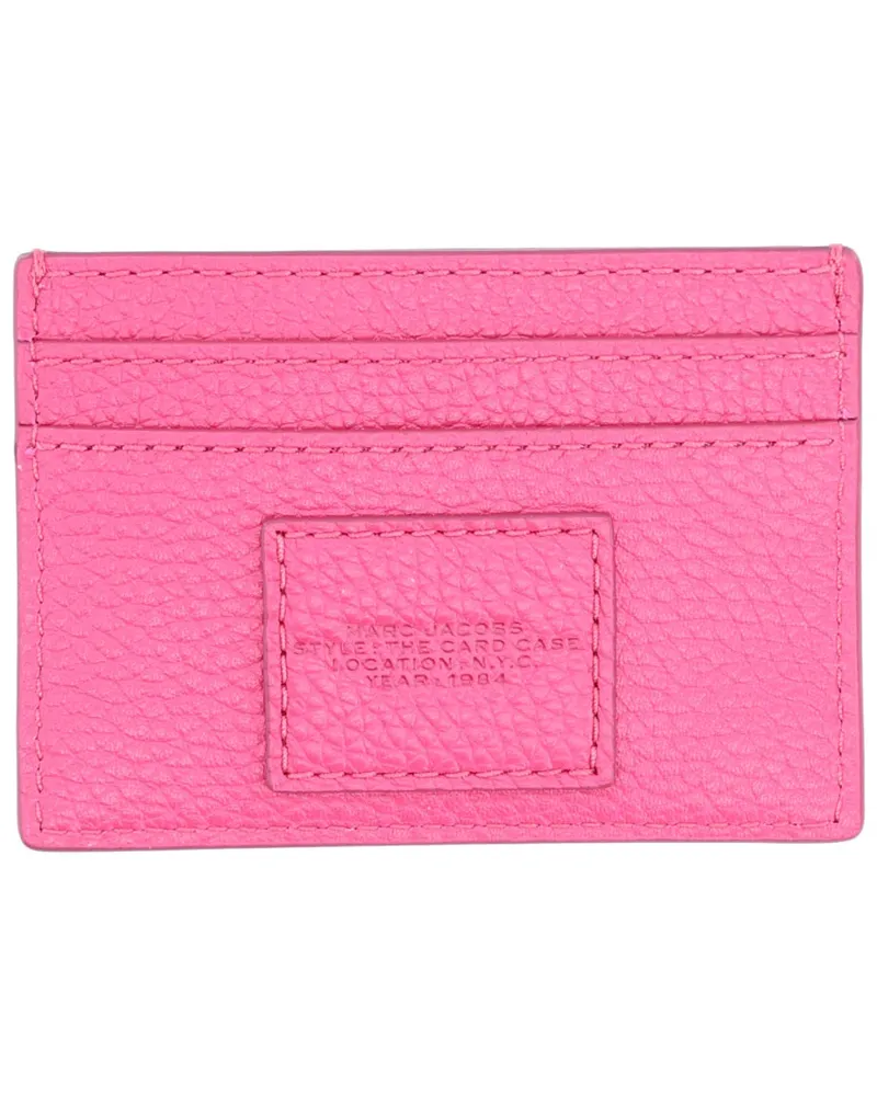 Marc Jacobs Cow Leather Card Case — Fuchsia Fuchsia