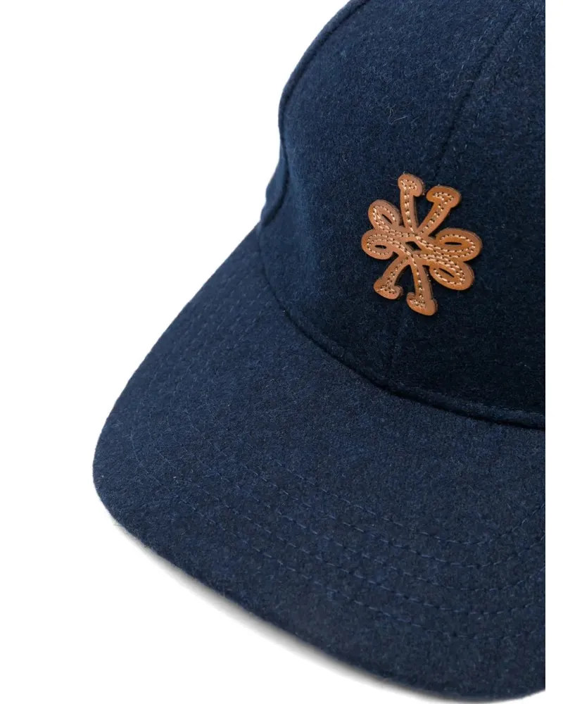 Jacob Cohën Women's Logo Embellished Baseball Cap Hat Aw25 M Navy