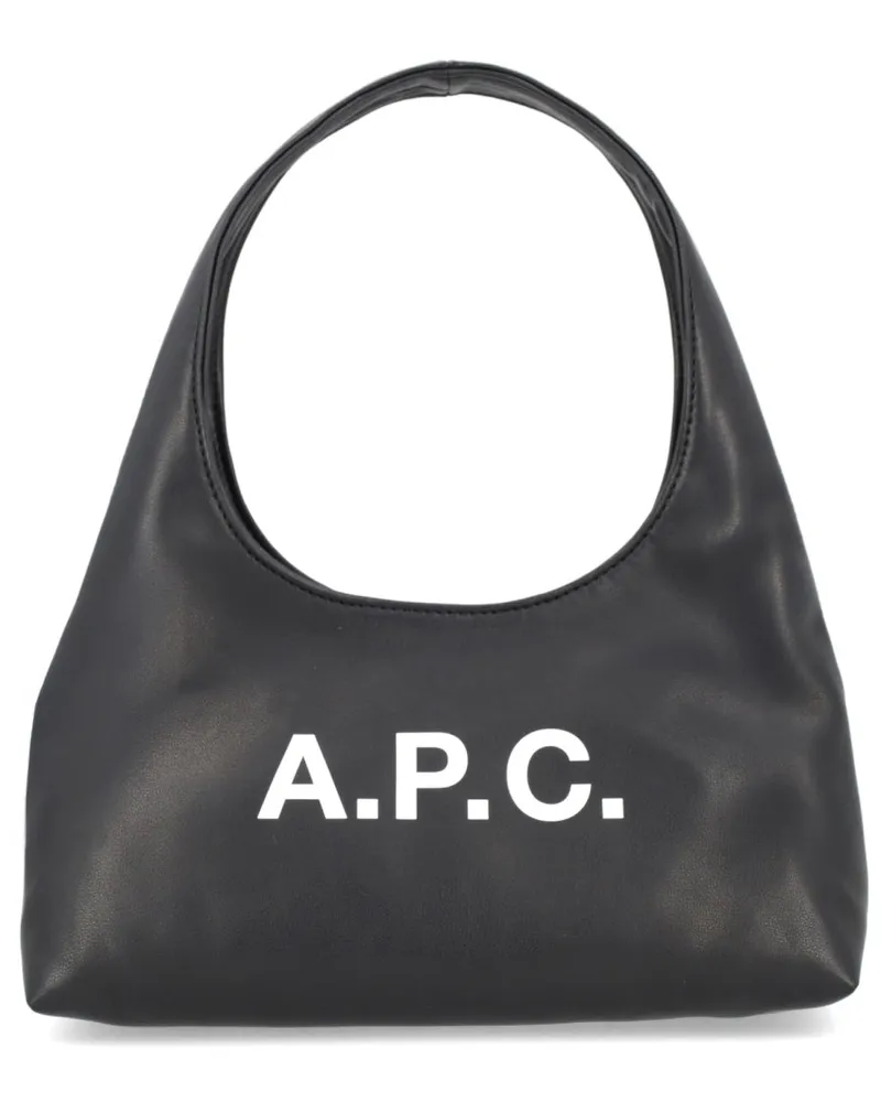 A.P.C. Women's Black Ninon Baby Bag Polyurethane Shoulder Black