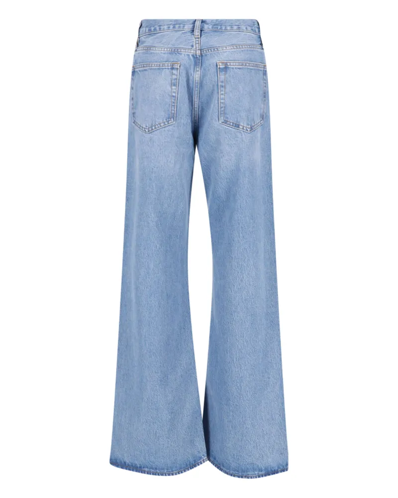 Frame Denim Women's Jeans Light Blue Cotton Blue