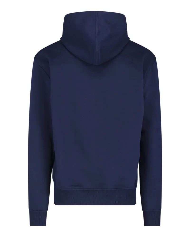 AMI Paris Men's Ami Sweaters Blue Cotton Navy