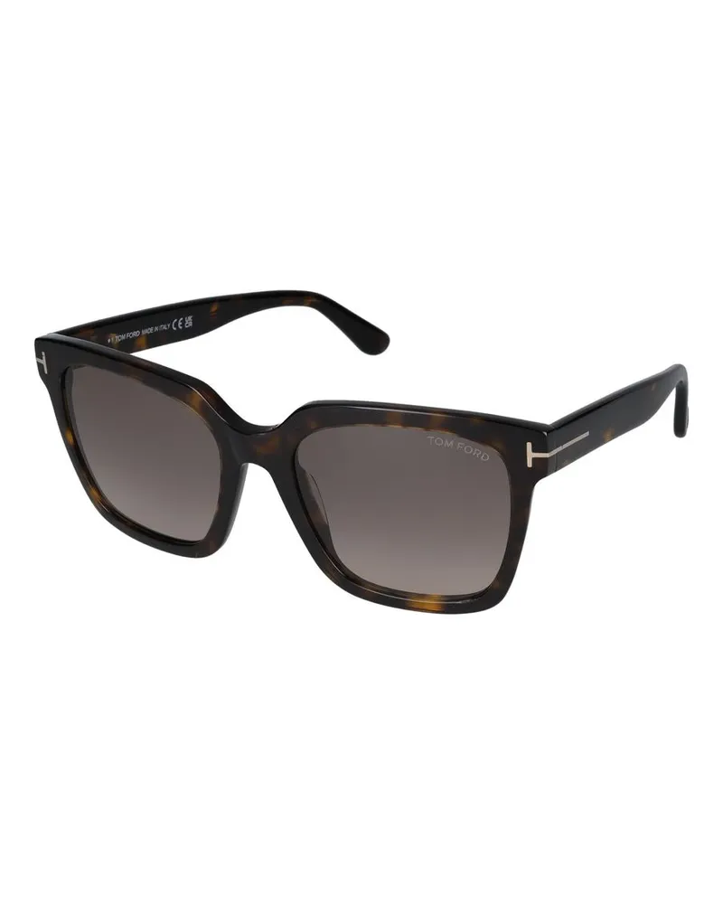 Tom Ford Unisex Ft0952 Tortoiseshell Injected Sunglasses Tortoiseshell