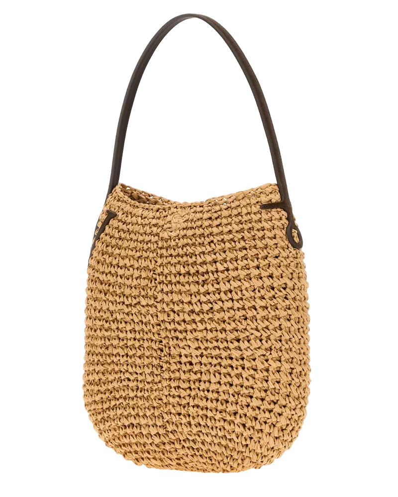 J.W.Anderson Raffia Shoulder Bag — Beige Beige