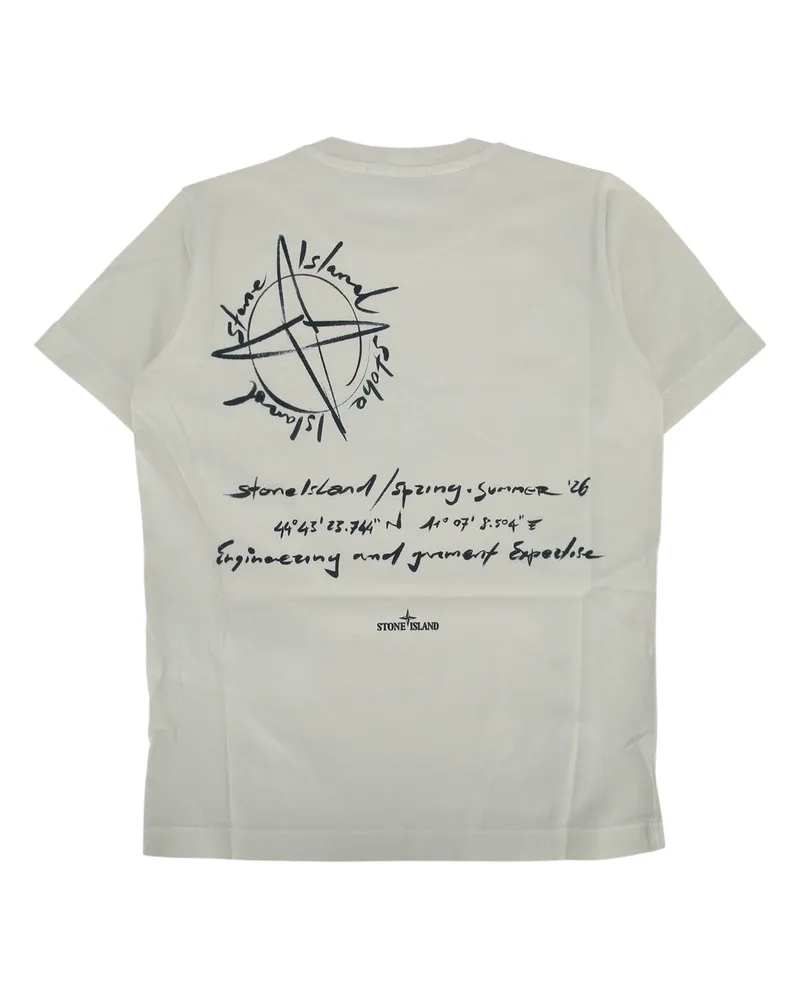 Stone Island Boys' Ss T-Shirt Plaster Capo: Cotone T-shirts And Polos Beige