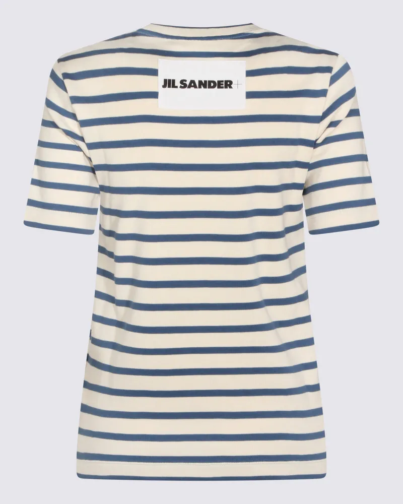 Jil Sander Women T-Shirts And Polos Cornsilk _100 % Co Navy