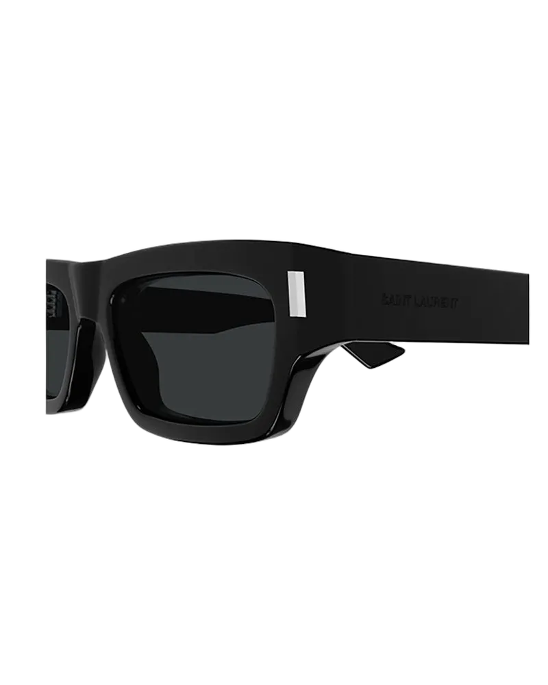 Saint Laurent Unisex Sunglasses Black Recycled Acetate Black