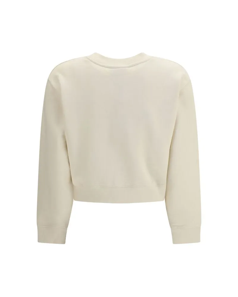 Kitsuné Women's Beige Cotton Sweatshirt Clothing Beige
