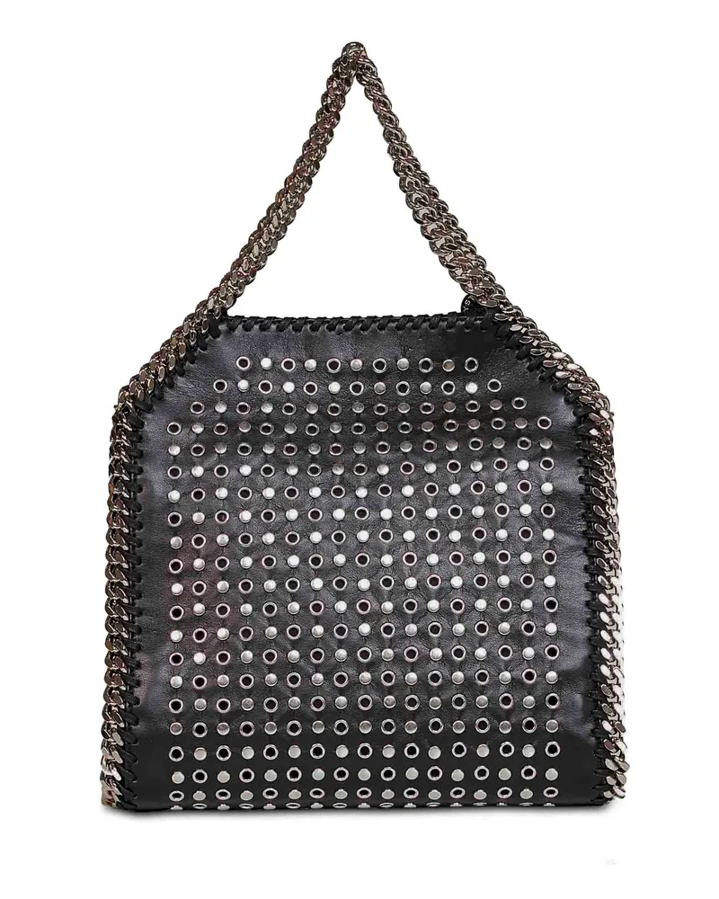 Stella McCartney Women's Mini Tote Bag Falabella Black Polyester Shoulder Black