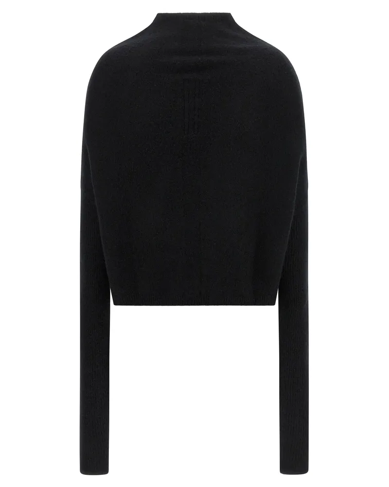 Rick Owens Women Black Cashmere Cardigan Clothing Black