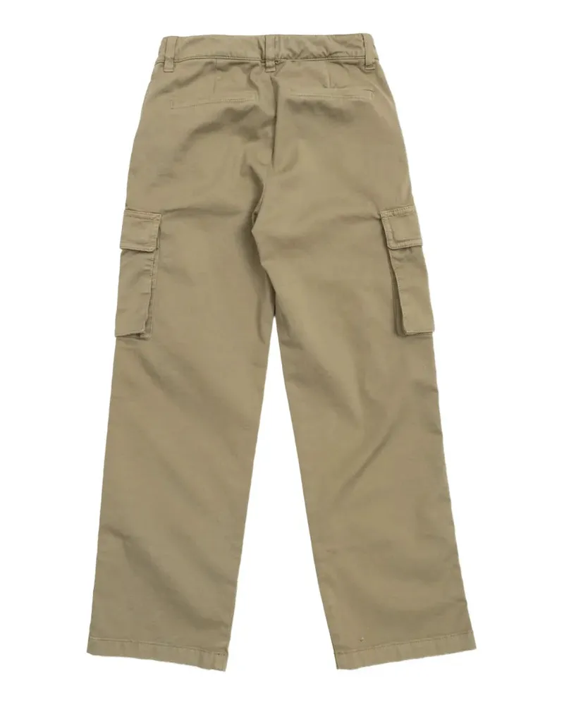 Golden Goose Kids' Buttoned Cargo Trousers Ss26 Ch Beige