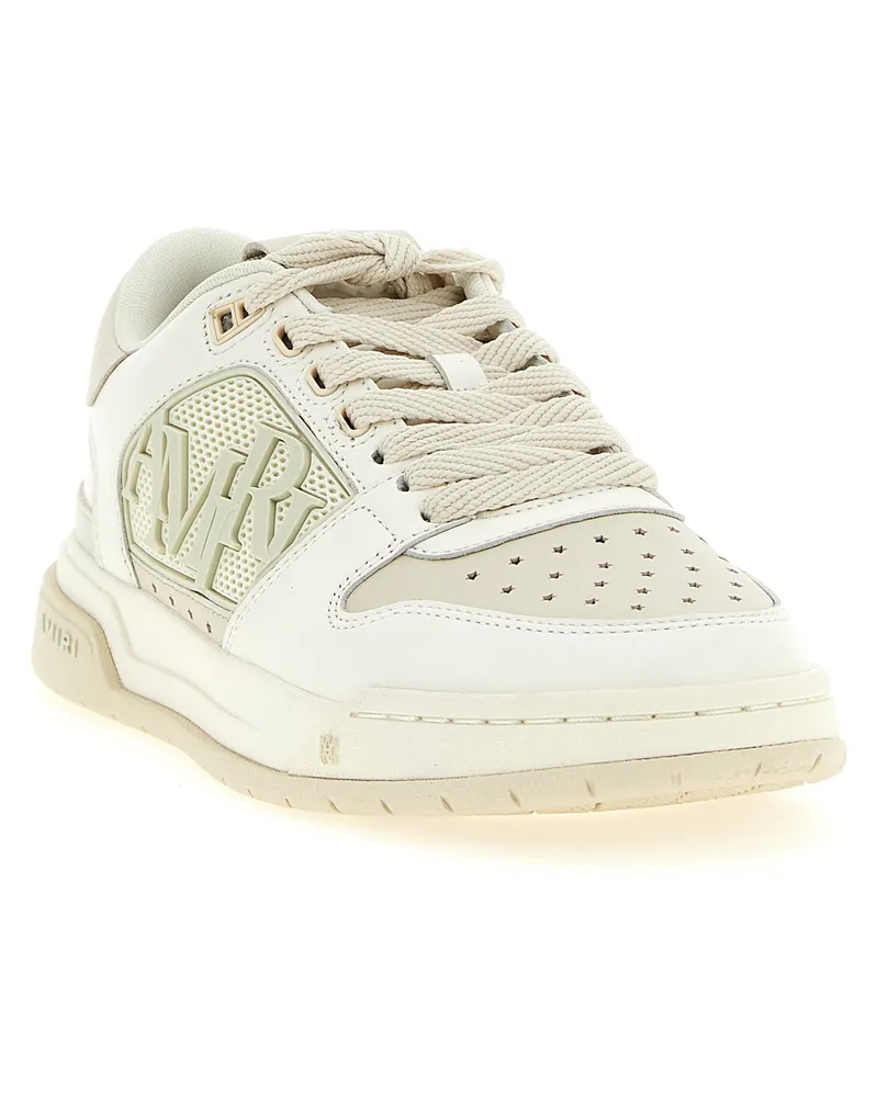 Amiri Calfskin Leather Sneaker — White White