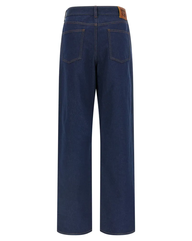 Fendi FF Reverse Jeans — Navy Navy