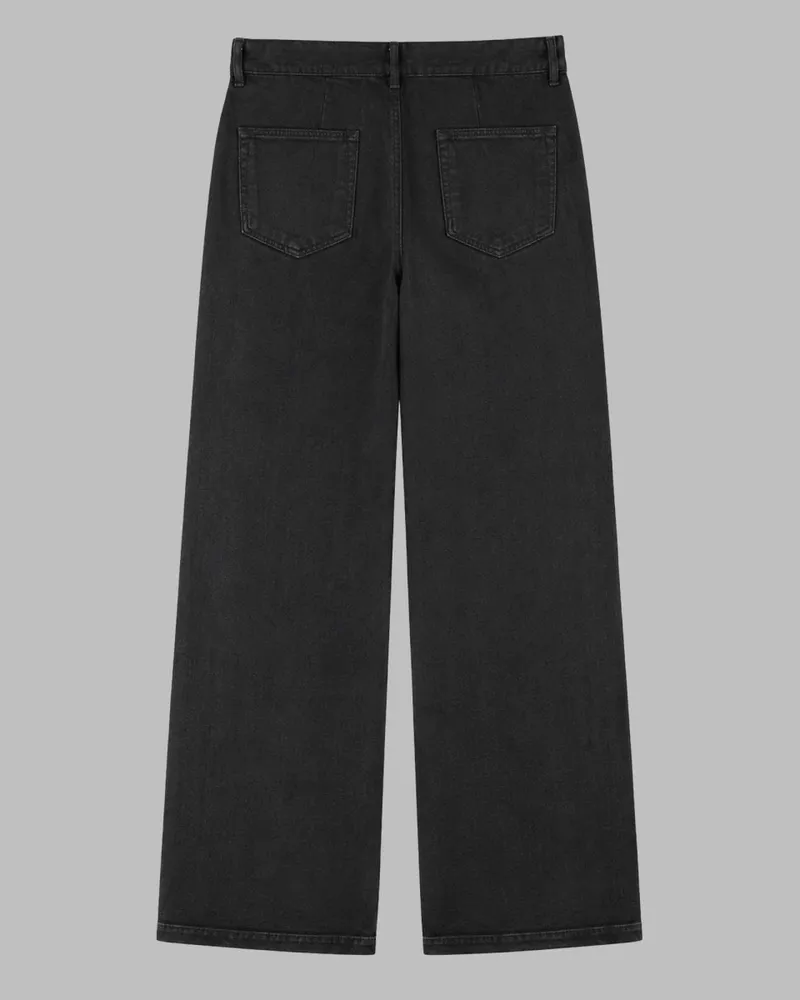 DRKSHDW by Rick Owens Men's Jeans Geth Black Cotton Black