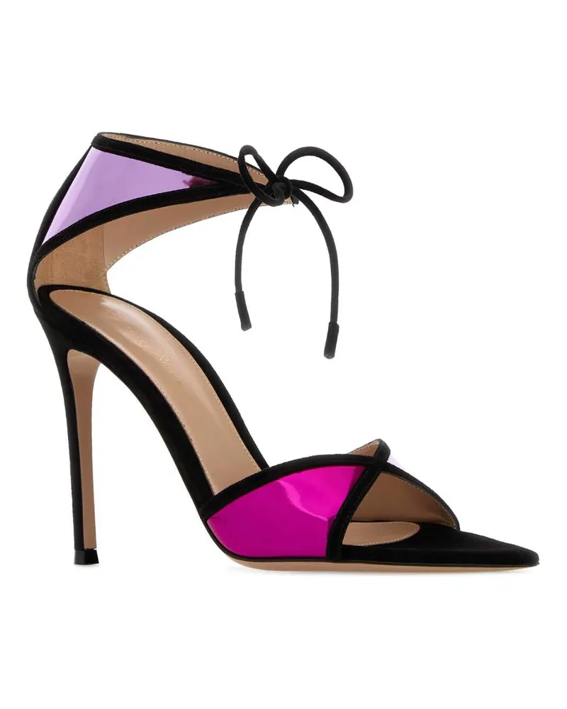 Gianvito Rossi G6177215ric Xctbblf Blackbloomfreesia Sandali Sandal Black
