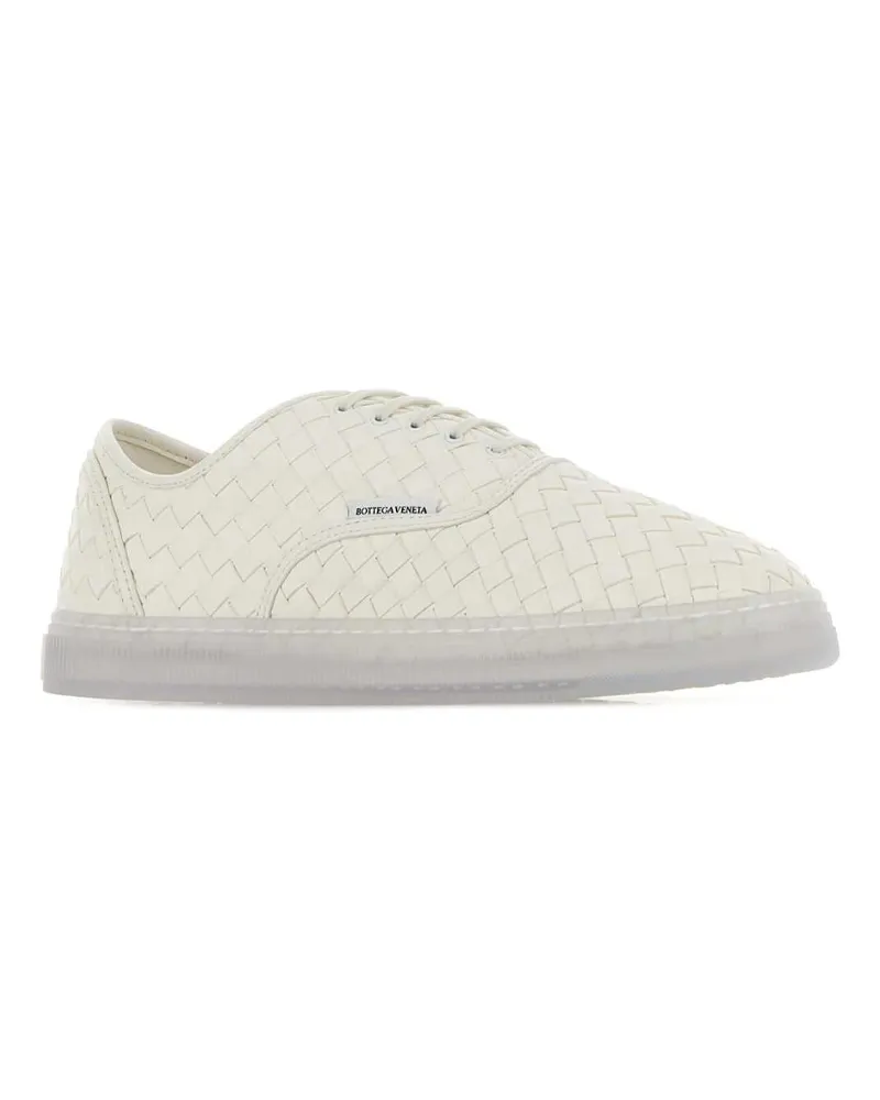 Bottega Veneta Women's White Nappa Leather Serena Sneakers White