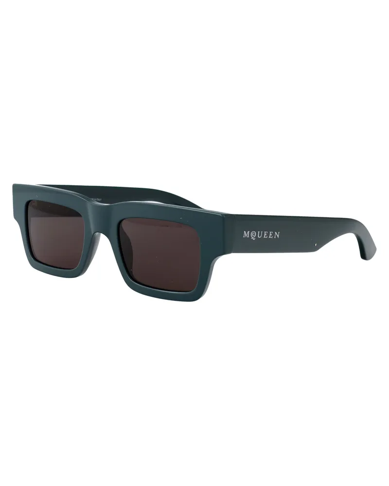 Alexander McQueen Men's Sunglasses Am0508s Grey Grey-Grey-Grey Injected Grey/grey/grey Grey