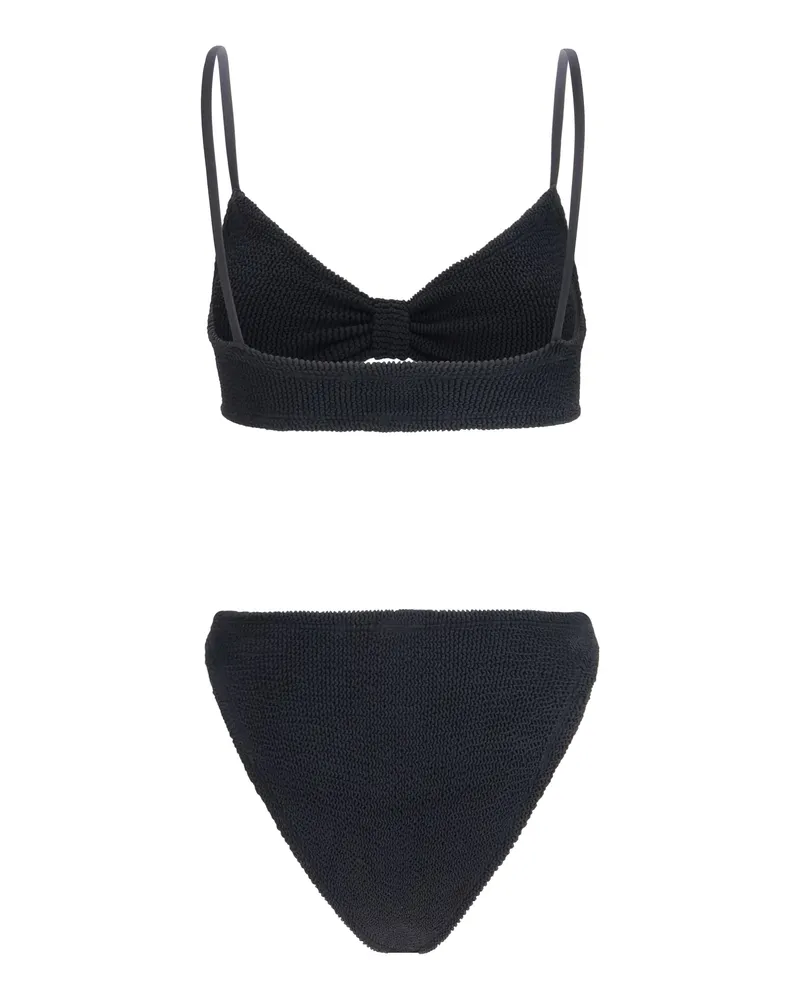 Hunza G Women's Alicia Bikini Black Polyamide; Elastane Swimwear Sea Clothing Black