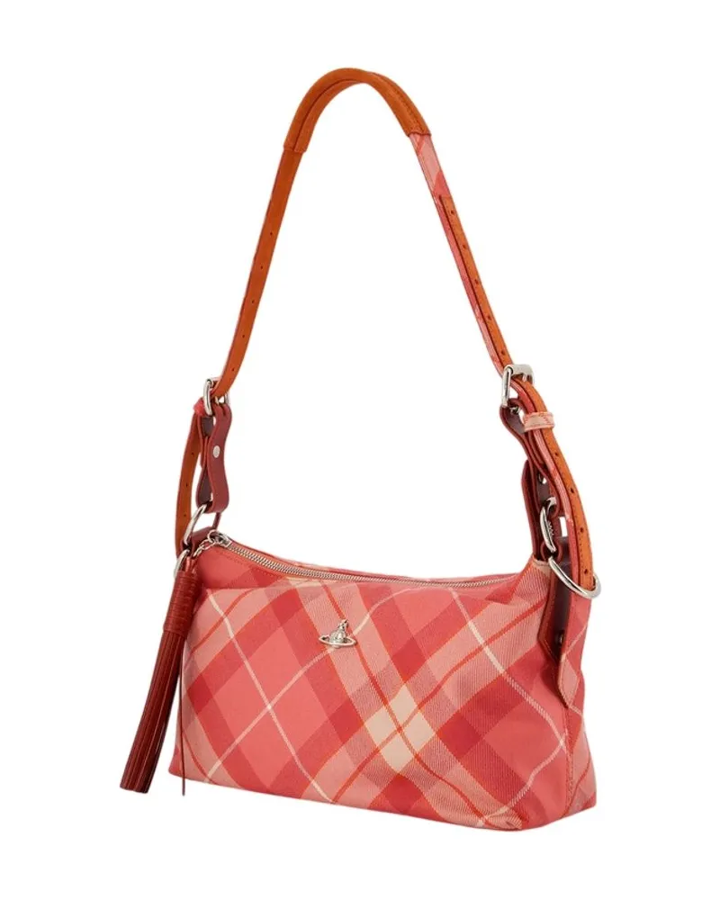 Vivienne Westwood Fabric Shoulder Bag — Pink Pink
