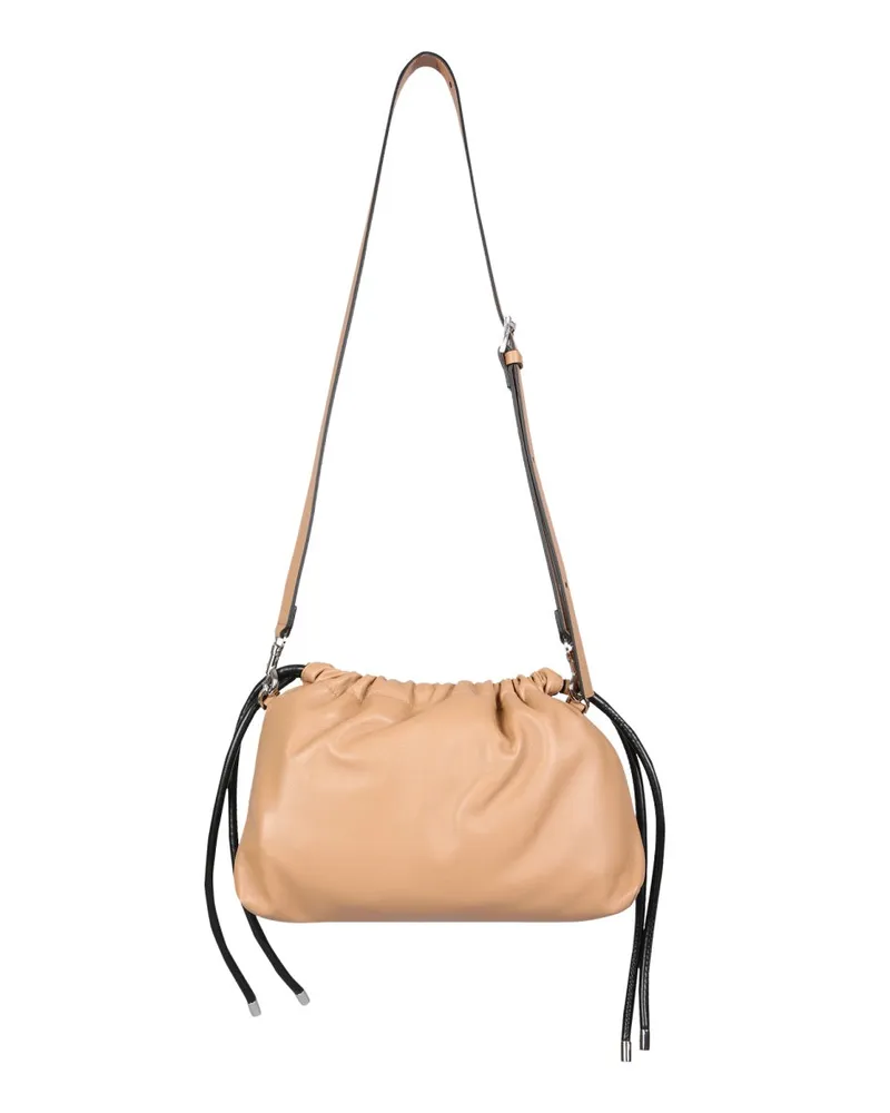 N° 21 Women's Eva Shoulder Bag Buff Beige