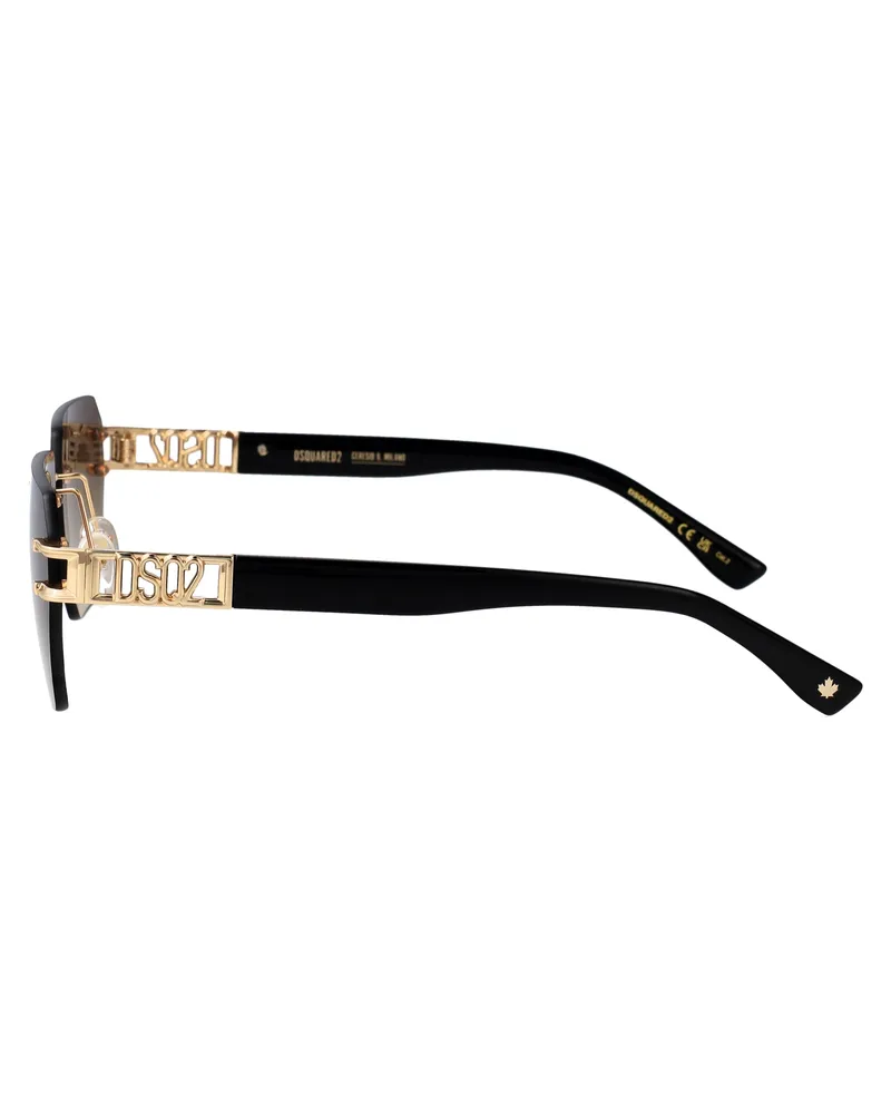 Dsquared2 Gradient Lens Sunglasses — Gold Gold