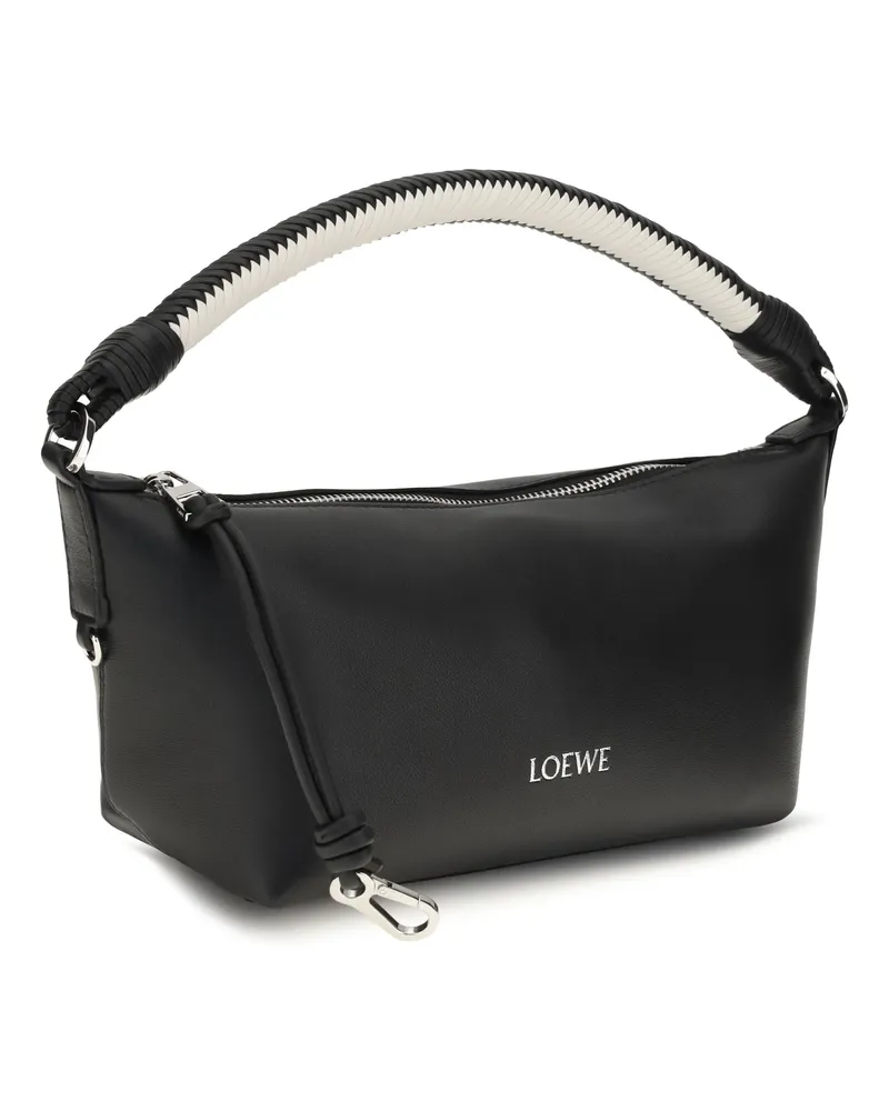 Loewe Cala Lambskin Leather Bag — Black Black