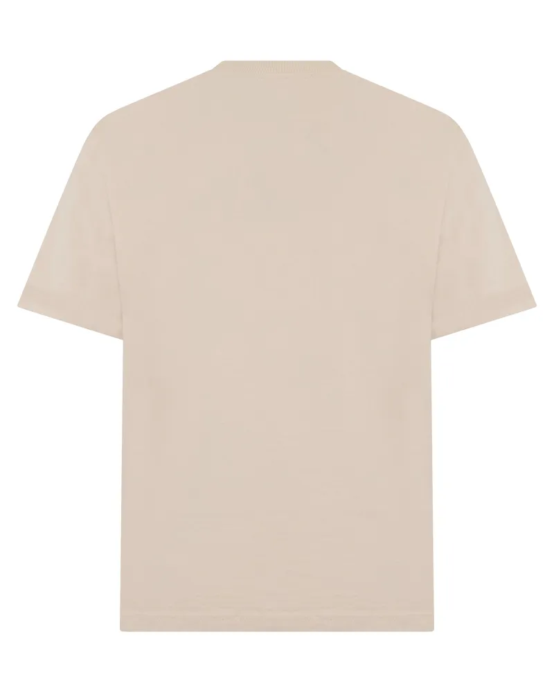 Kitsuné Men T-Shirt Cotton Light Beige T-Shirts And Polos Beige