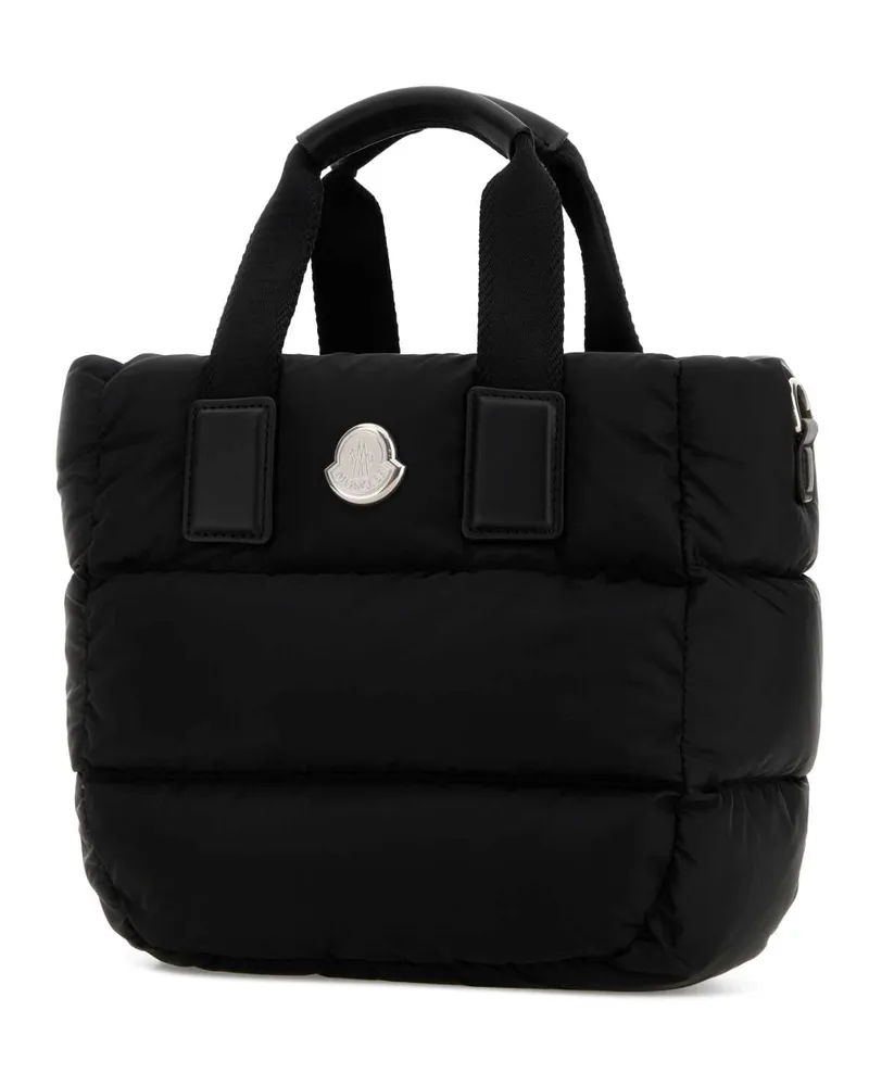 Moncler Women's Black Fabric Mini Caradoc Handbag 999 Borse A Mano Bag Black