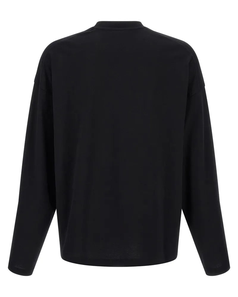 Jil Sander Cotton Long-Sleeved T-Shirt — Black Black