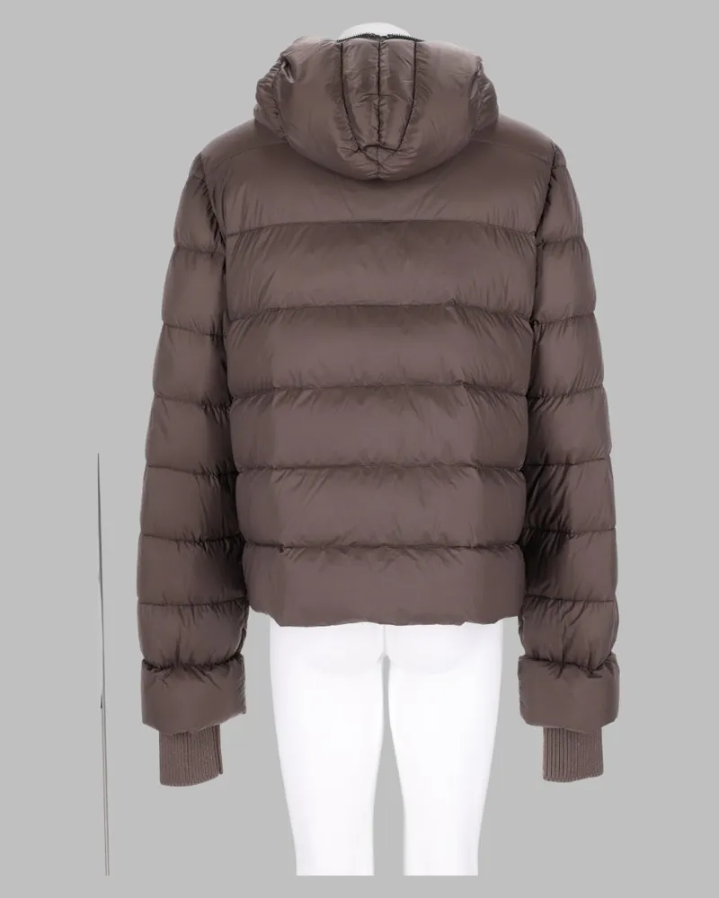 Rick Owens Gimp Down Jacket — Beige Beige