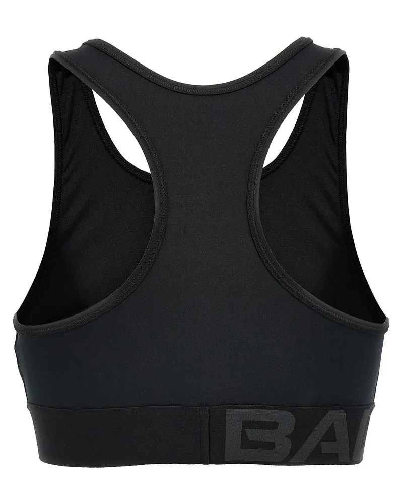 Balenciaga Women's Black Polyester Sport Bra Clothing Black