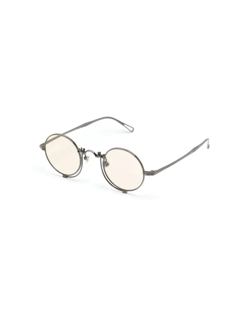 MATSUDA Women's Round-Frame Sunglasses Continuty Silver