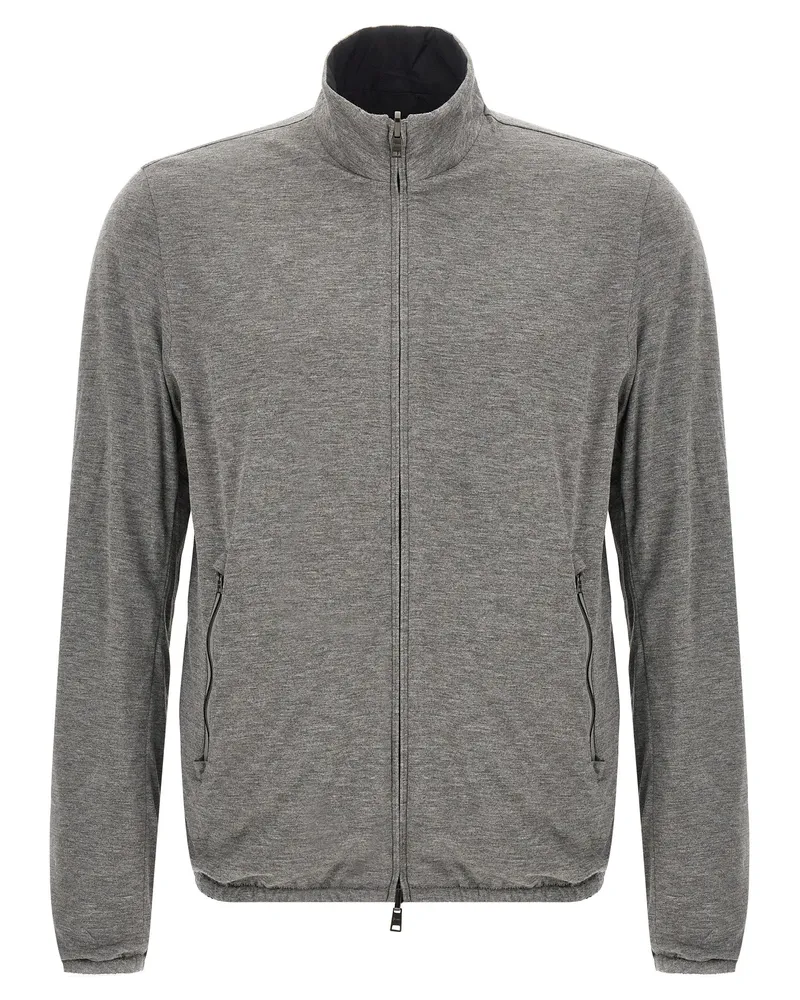 Herno Men's Multicolor Polyester Bomber Clothing Black