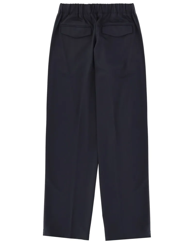 LARDINI Pure Virgin Wool Trousers — Blue Blue