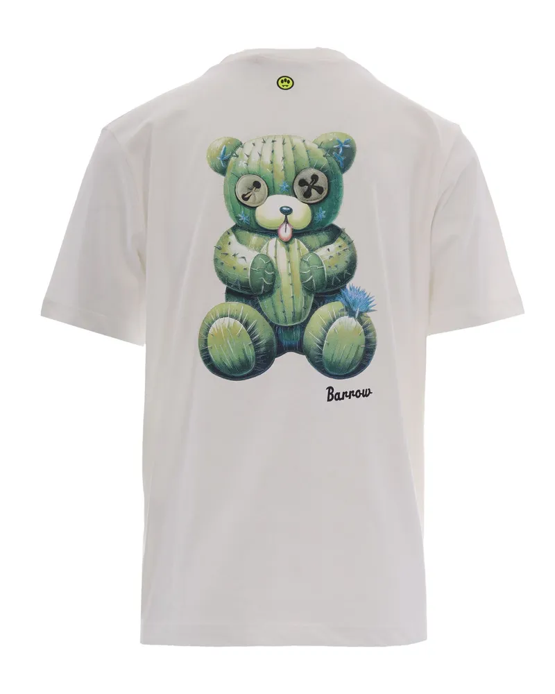 BARROW Men's T-Shirt Go For It Coconut Cotton T-Shirts And Polos Beige