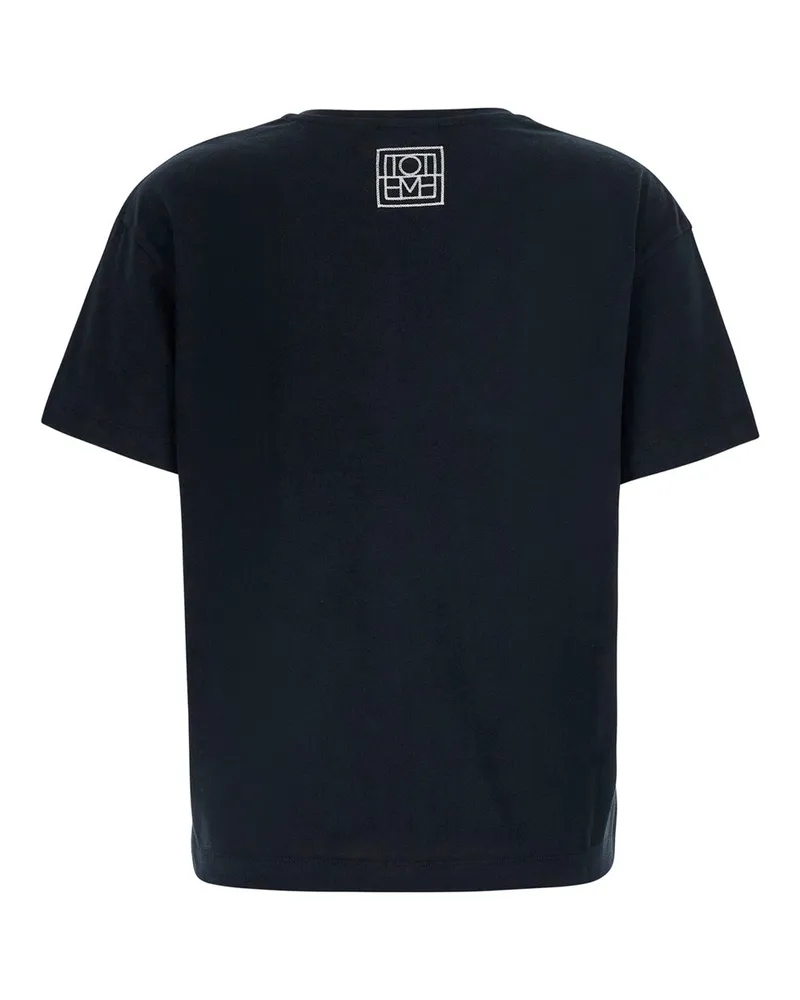Totême Women's T-Shirt Classic Tee Black Cotton T-Shirts & Jerseys Black