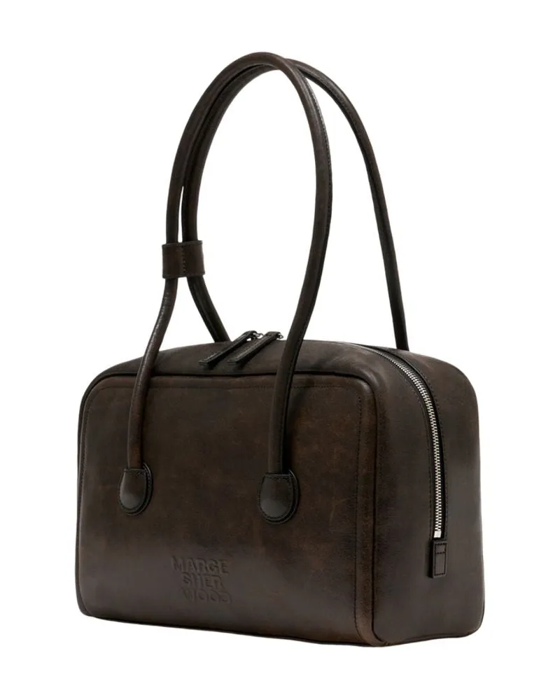 Marge Sherwood Women's Soft Cowhide Shoulder Bag Brown Brown