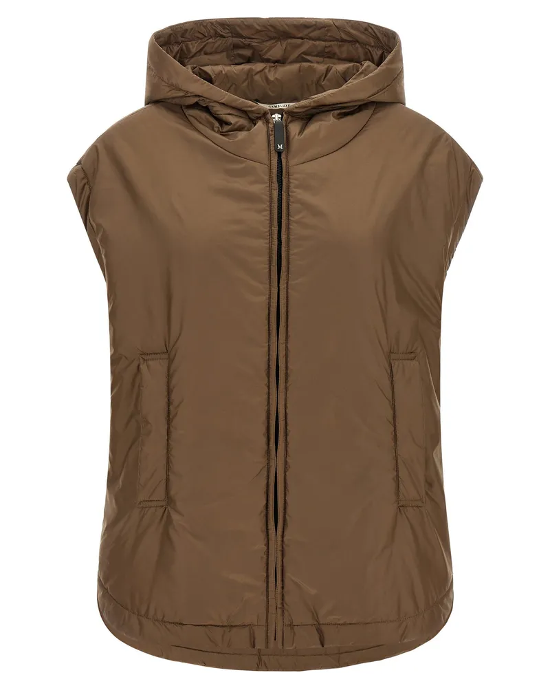 Max Mara Vest — Taupe Taupe