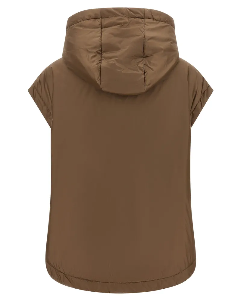 Max Mara Vest — Taupe Taupe