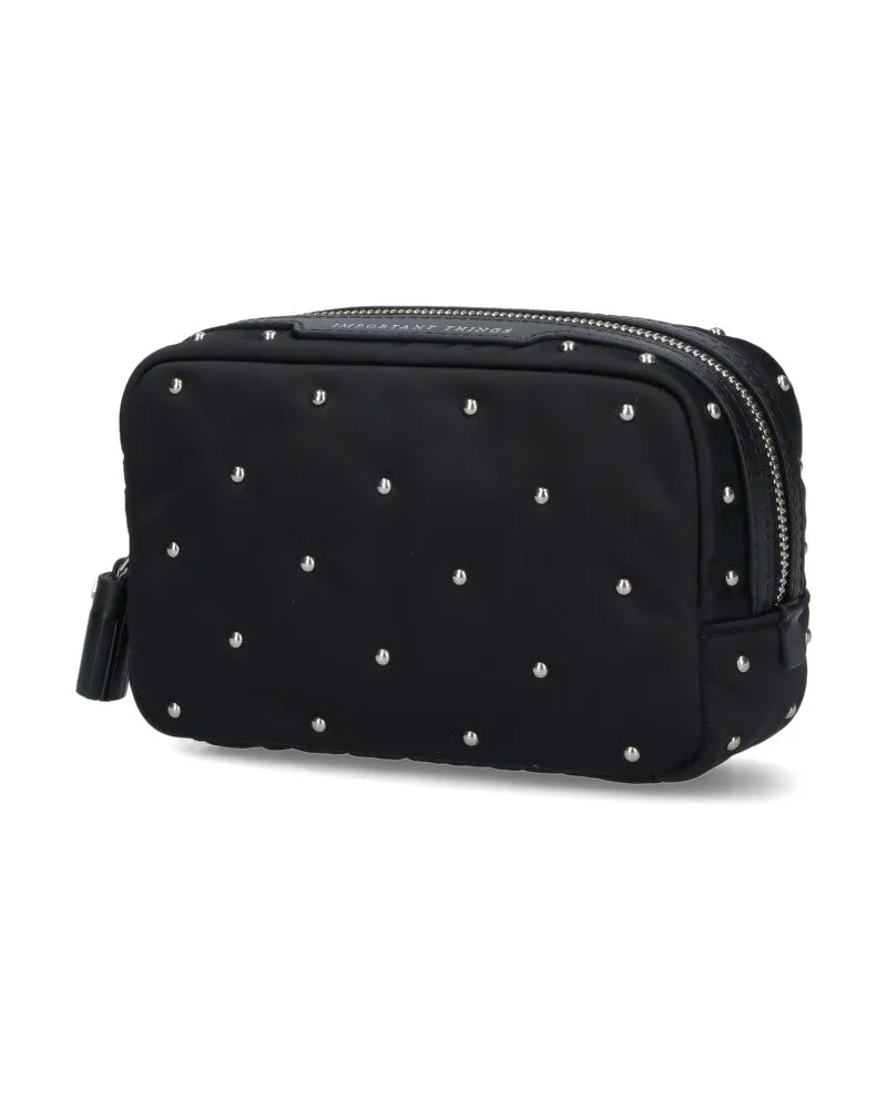 Anya Hindmarch Women's Bags Black Fabric 1: Recycled Polyester Black