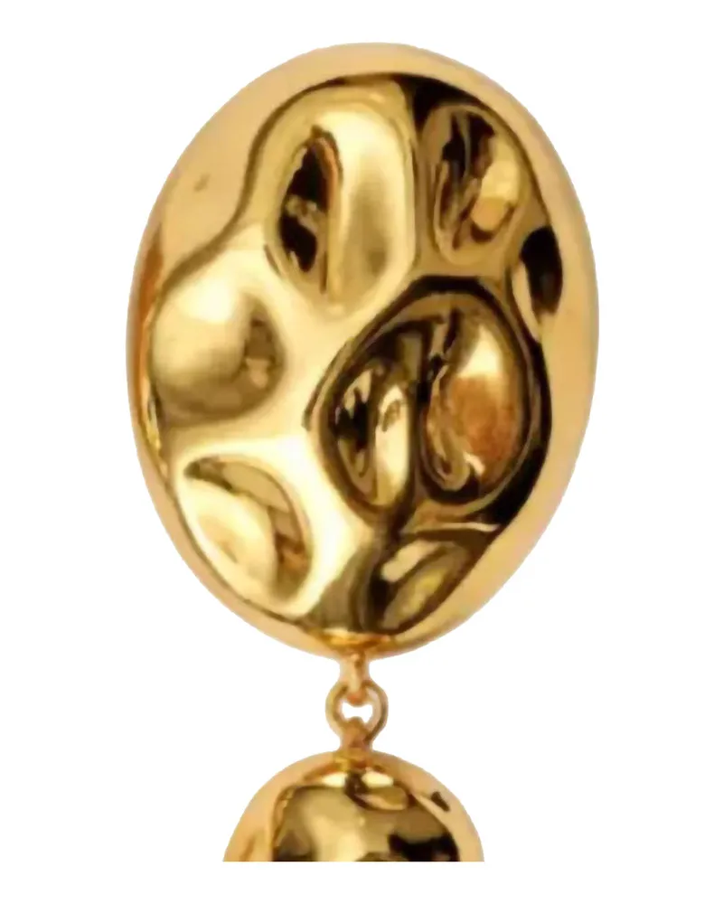 Federica Tosi Women's Stone Drop Earrings, Metallic Metal Gold