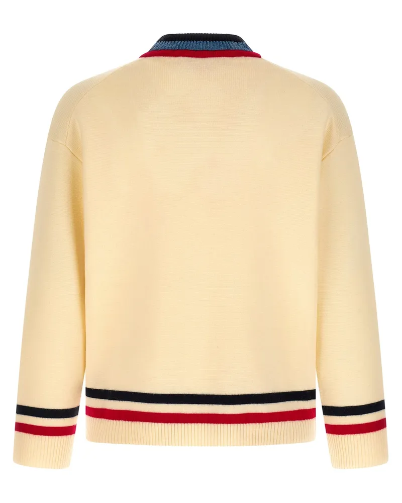Marni Men's Beige Virgin Wool Cardigan Clothing Beige