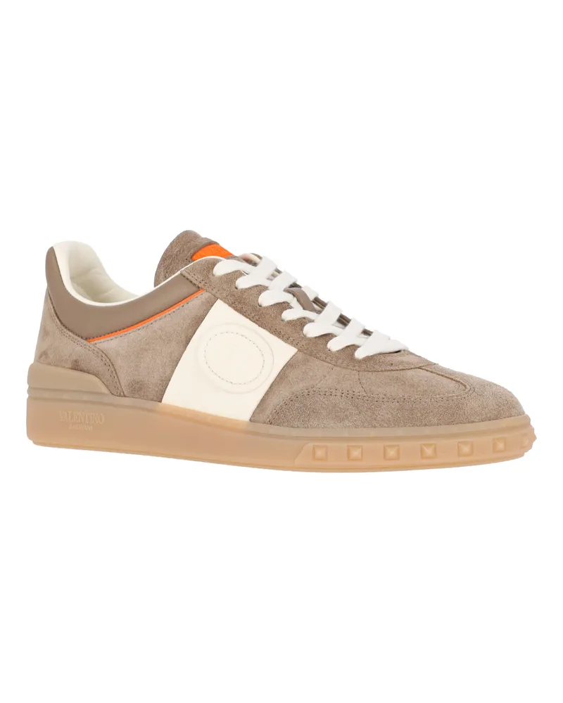Valentino Garavani Men's Sneakers Brown Beige