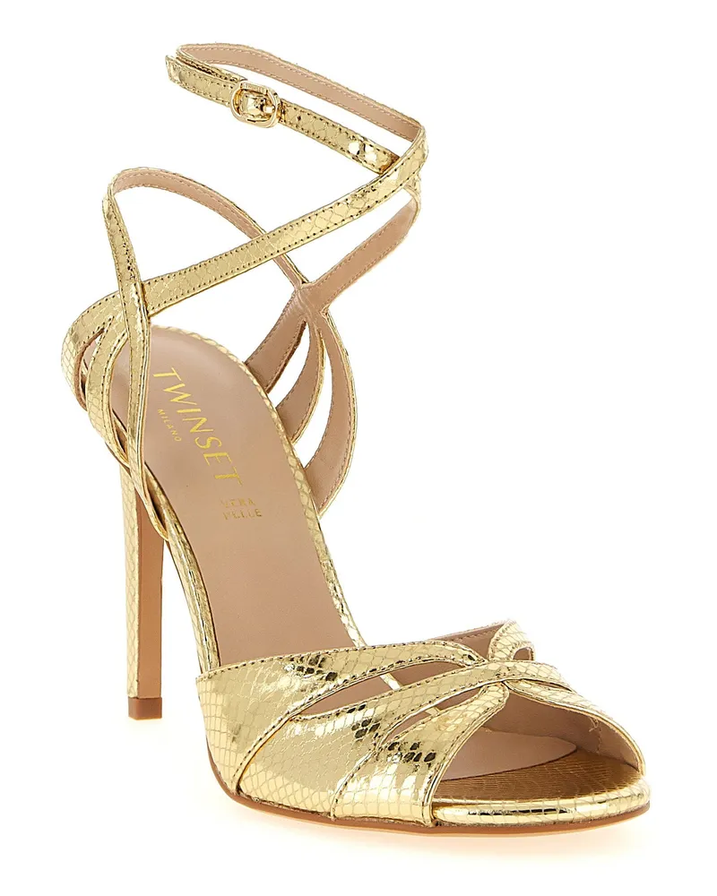 Twin-Set Tejus Sandal — Gold Gold