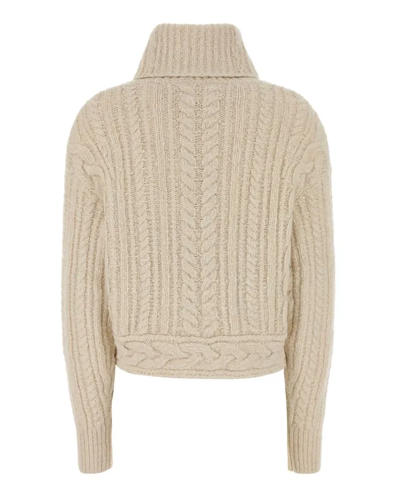 Étoile Isabel Marant Women's Ivory Cotton Blend Brenda Sweater Ecru Maglieria Beige