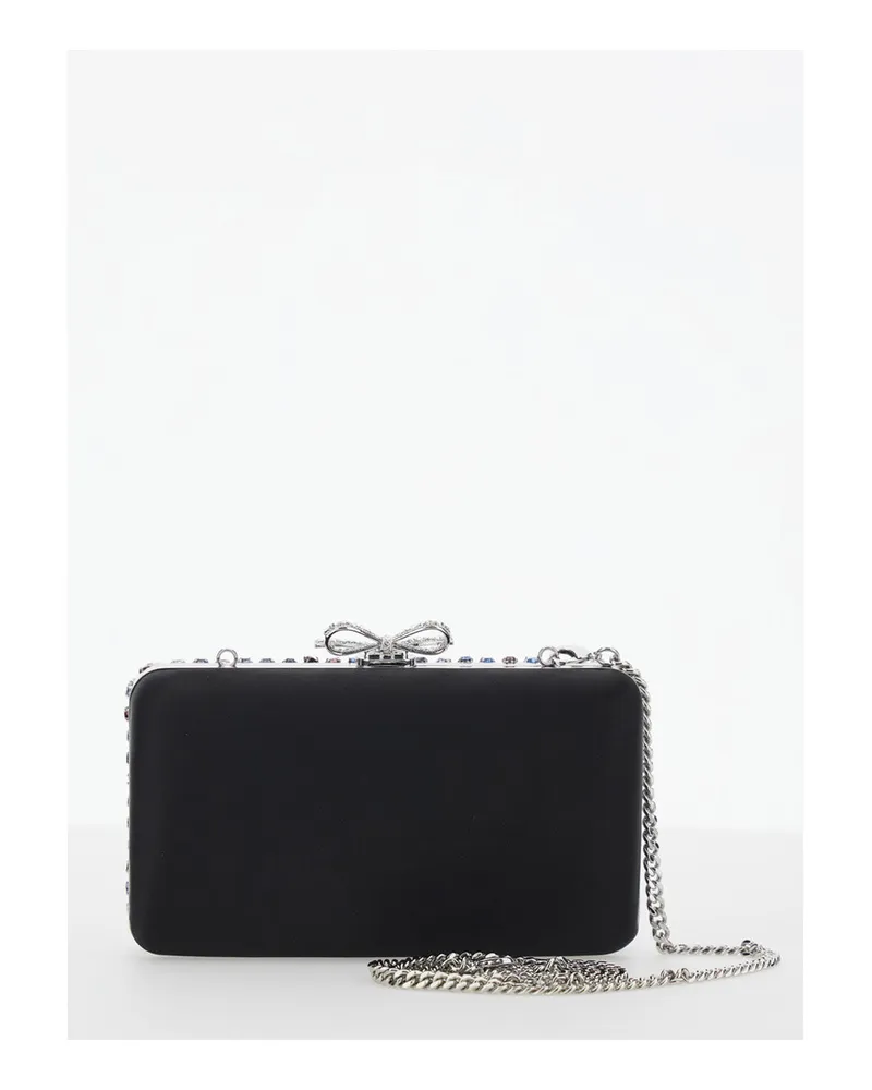 Self-Portrait Women's Clutch Multicolour Crystal Detail Polyester Bags Multicolor