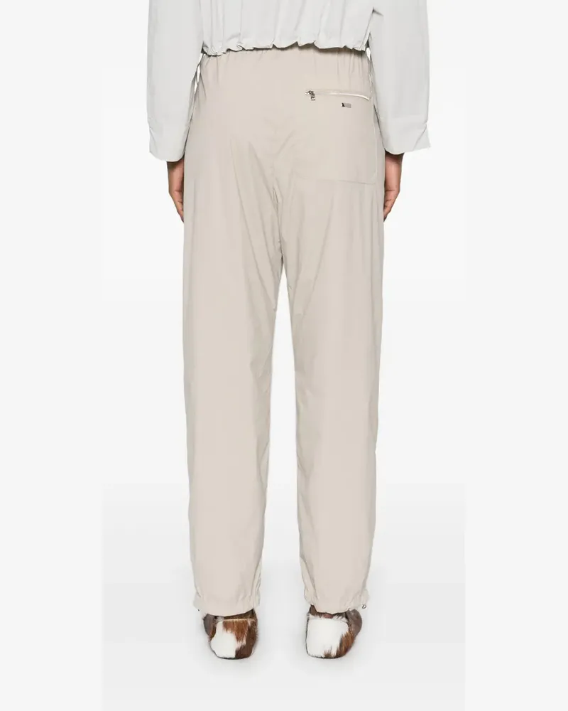 Herno Women's Tapered Trousers Beige Ss25 W Beige